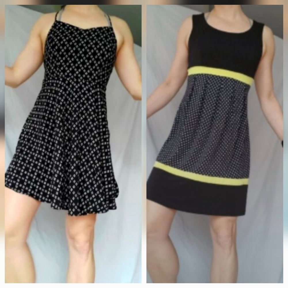 Old Navy En Focus Two 90s Casual Summer Dresses Size Small 6